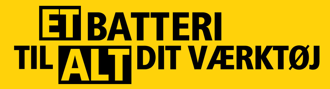 Et batteri til ALT dit værktøj