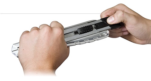 Holder til bræk-af-blade